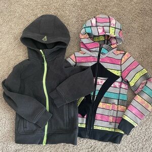Ivivva Charcoal and Multicolor Kids Hoodies